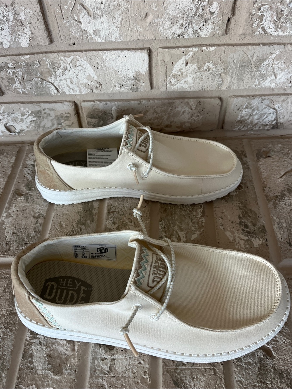 🆕 Hey Dude Women's Wendy Tempe Casual Shoes - Gypsum - Size 8 NWOT - Picture 7 of 12